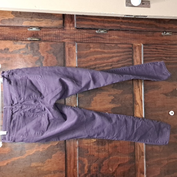 Express Jean's size 4 color mulberry - Picture 2 of 3